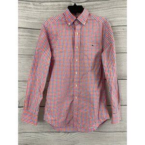 Vineyard Vines Mens Button-Down Gingham Shirt Size S